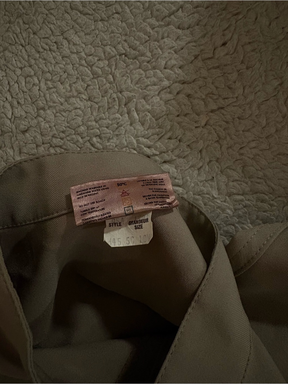 Beige Utility Button-Front Jacket - Picture 4 of 4